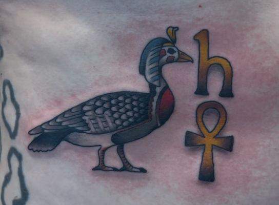 Untitled Goose Tattoo