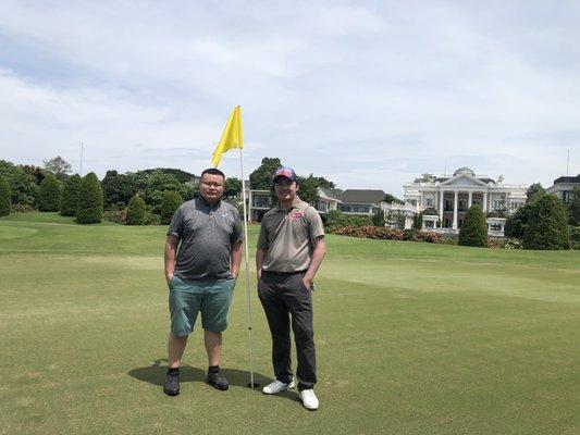 With my good friend in Pondok Indah GC in Jakarta