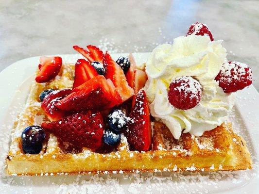 Berry fusion seasonal waffle