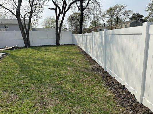 New fence