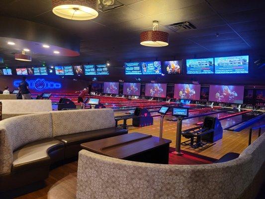 bowling alley attached