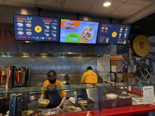 Ktown halal guys interior