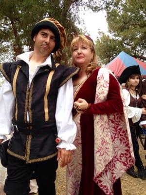 Lady Mary and I searching for the new world...IN MY CUSTOM MADE COSTUME BY JERI!  How awesome is that?!!  Freakin awesome!!