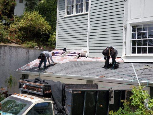 Complete Roof replacement in Bel Air, CA