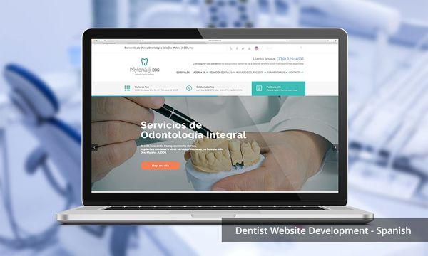 Dentist website design and development. Multi language.