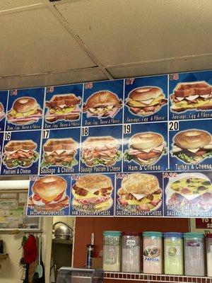 Sandwich Menu