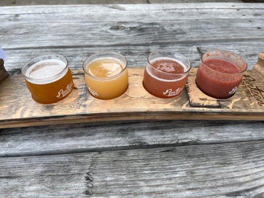 Sour beer flight