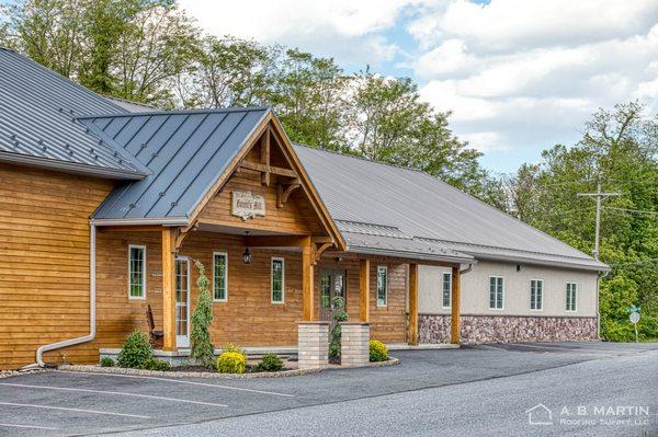 ABSeam Panel Slate Gray and Musket Gray Metal Roof