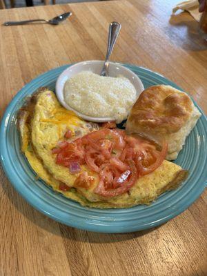 San Beradino omelette