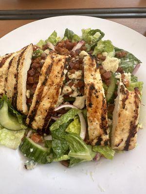 Junk salad substitute for grilled chicken