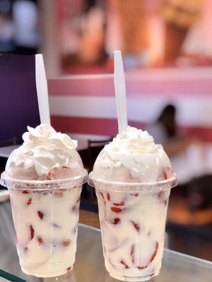 Fresas con crema