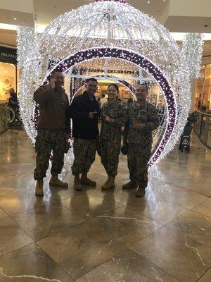 Navy Recruitors at Macy's