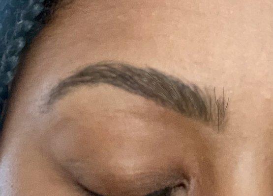 Eyebrows done by Sharifa