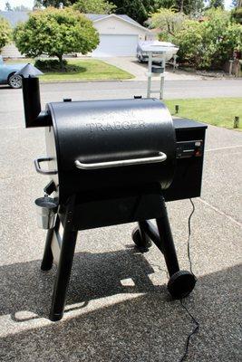 Traeger grill we purchased on sale for Father's Day