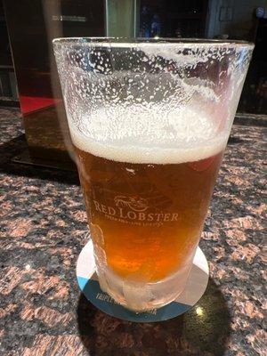 Ice cold boston lager