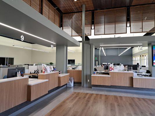 Inside the county clerk office