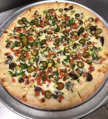 Carne Asada Pizza