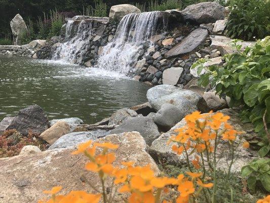 Large water feature we built in north bend