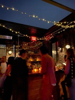 Bar area. It's pretty small but the ambiance is so cute!