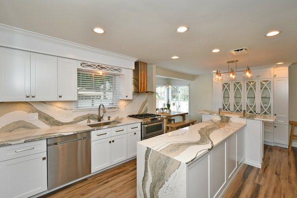 Custom refacing and quartz counters