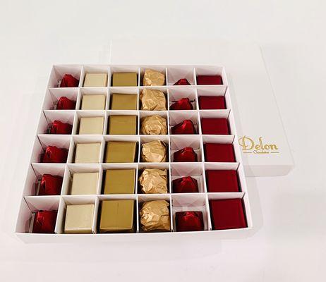 Christmas holiday chocolate gift boxes