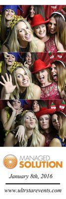 Holiday Party photobooth fun