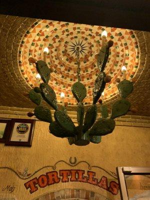 Cactus chandelier