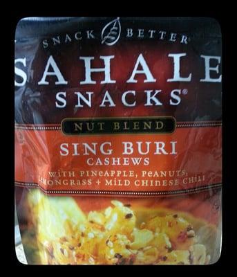 Loving Sahale Sing Buri!  (cashew-peanut mix)w/ soft pineapple, lemongrass, sake,sesame and chili.