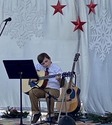 Outdoor recital Dec 2020