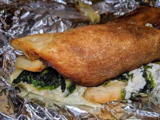 Spinach and Cheese Calzone