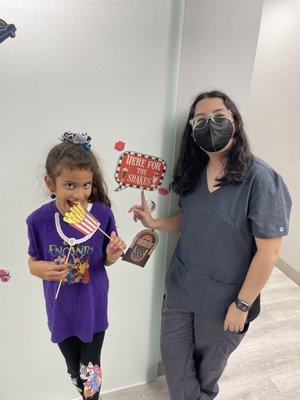 Celebrating National Milk Shake day with our pediatric dental patiens 9/12/22