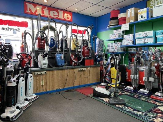 Try before you buy at Leo's Vacuum Center. We have quality vacuum cleaners always in stock. Call or visit our showroom today!