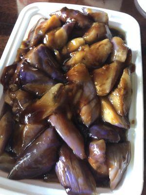 111b. Eggplant with Garlic Sauce