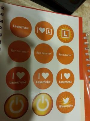 Stickers from Empower 2014 conference. Showing pride for a product & people I LOVE!