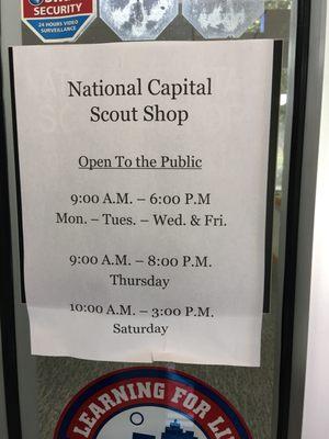 Boy Scouts of America National Capital Scouts Shop