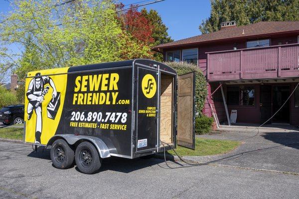 Trenchless Sewer Repair like we were never there.