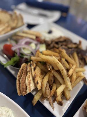 Chicken Souvlaki Platter