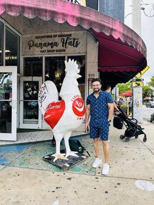 Panama hats in Little Havana