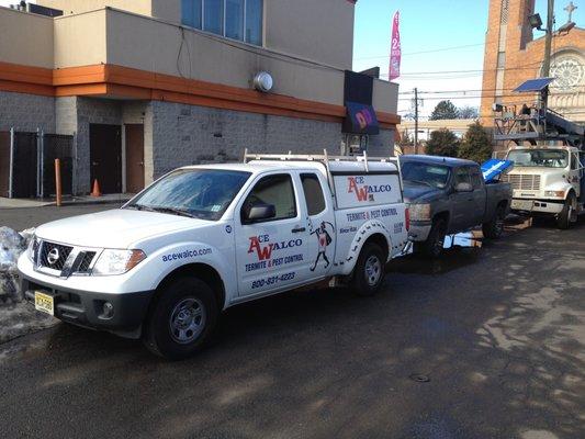 Pest Control Operator Vehicle