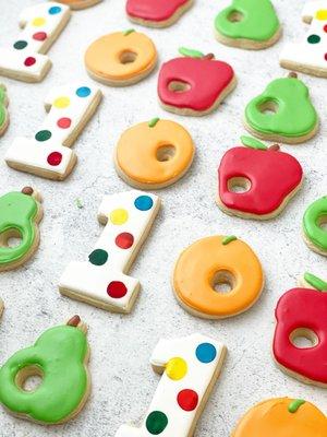 The very hungry caterpillar cookies