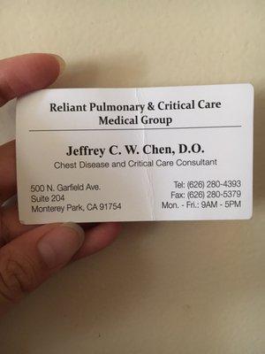 Reliant Pulmonary & Critical Care