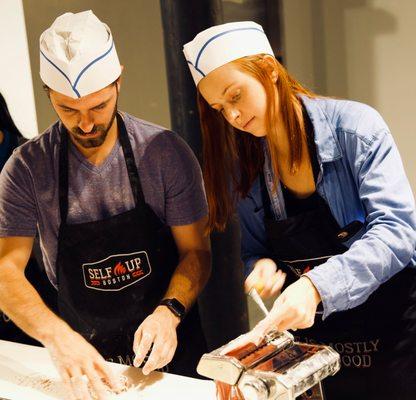 couple cooking