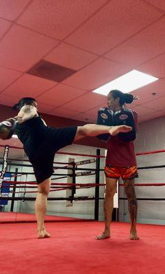 Kickboxing Pad Work Drills