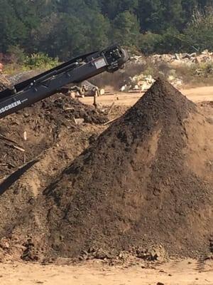 Wholesale Prices on Screened Topsoil at 81 Inert Recycling