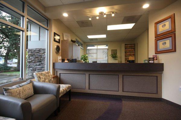 Stepping into our reception area you are met with a warm welcome and conversation that builds on reducing stress and making you feel at home