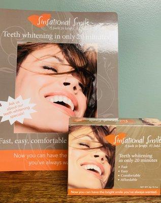 Sinsational Smile! Teeth whitening in 20 minutes!