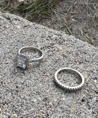 Diamond rings found & returned in San Diego