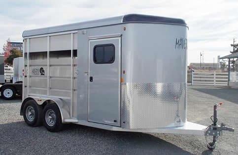 Maverick 2 Horse Slant BP Aluminum "Big Horse" Trailer