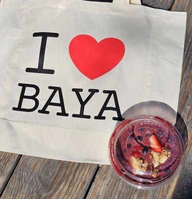 Baya Bar Tote & Acai Bowl