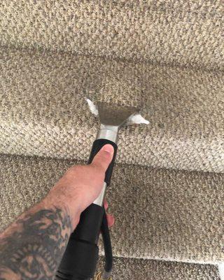 Stairs cleaning